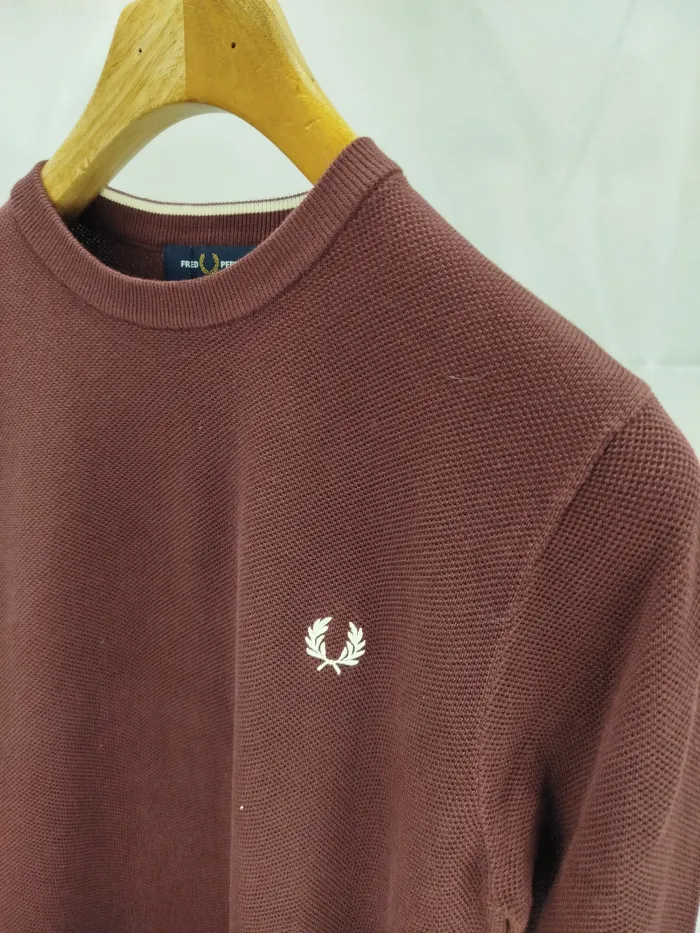 Maglione Fred Perry Bordeaux
