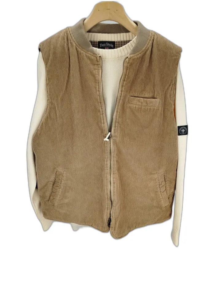 Gilet Velluto Chiaro Bl'ker