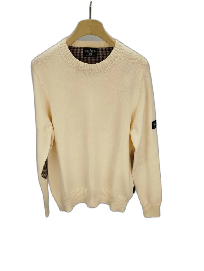 Maglione Crema Three Stroke