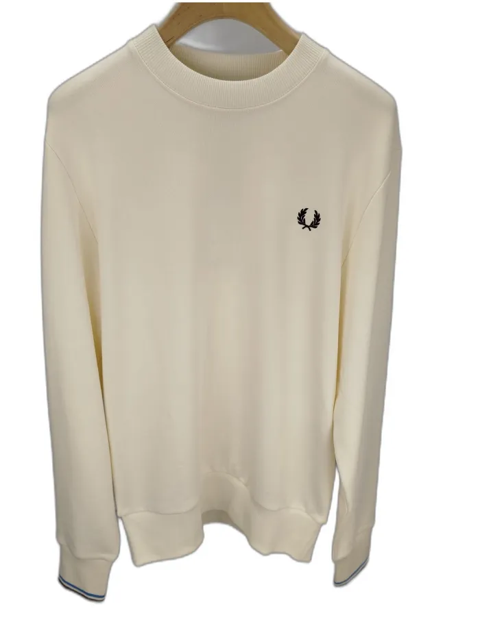 Felpa Fred Perry Bianco