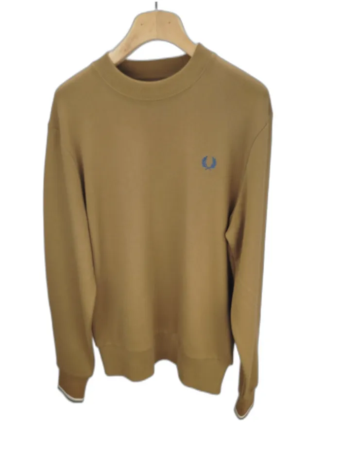 Felpa Fred Perry Mostarda