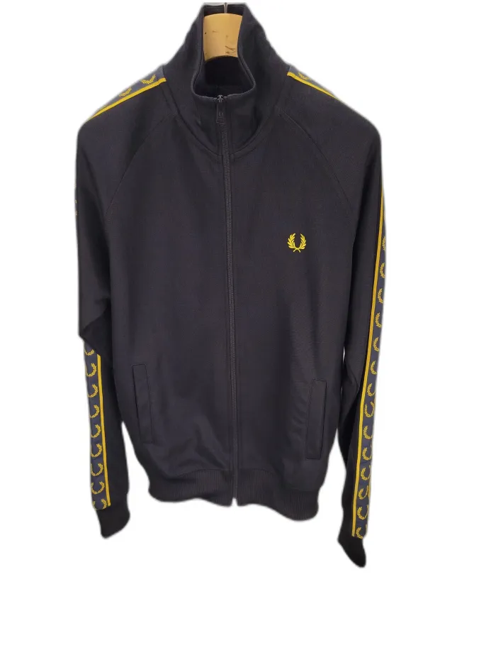 Felpa Fred Perry con dettagli gialli