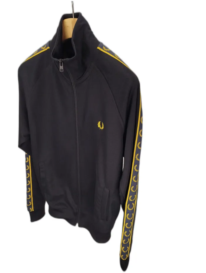 Felpa Fred Perry con dettagli gialli