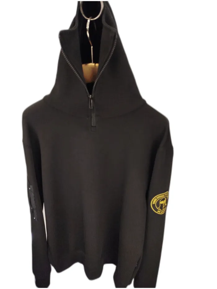 Felpa Ninja Nera Three Stroke