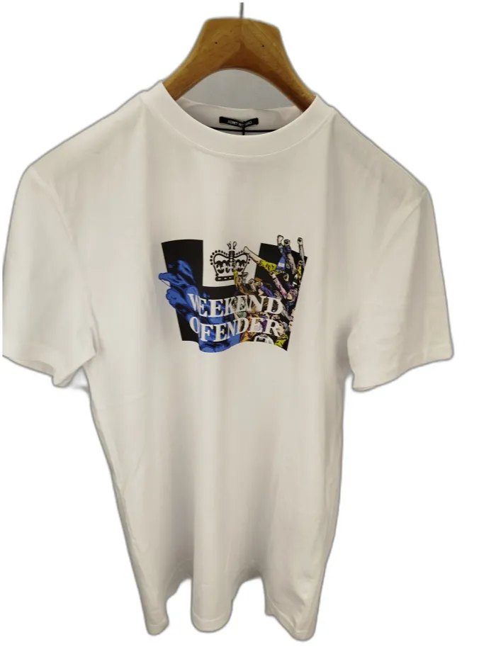 T-Shirt Weekend Offender Stampa Colorata