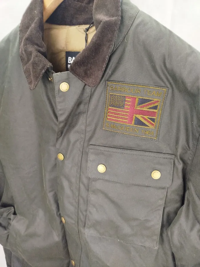 Giubbotto Barbour International Workers colore sage