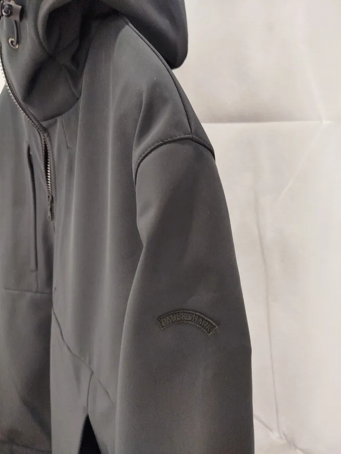 Giubbotto Paul & Shark soft shell nero opaco