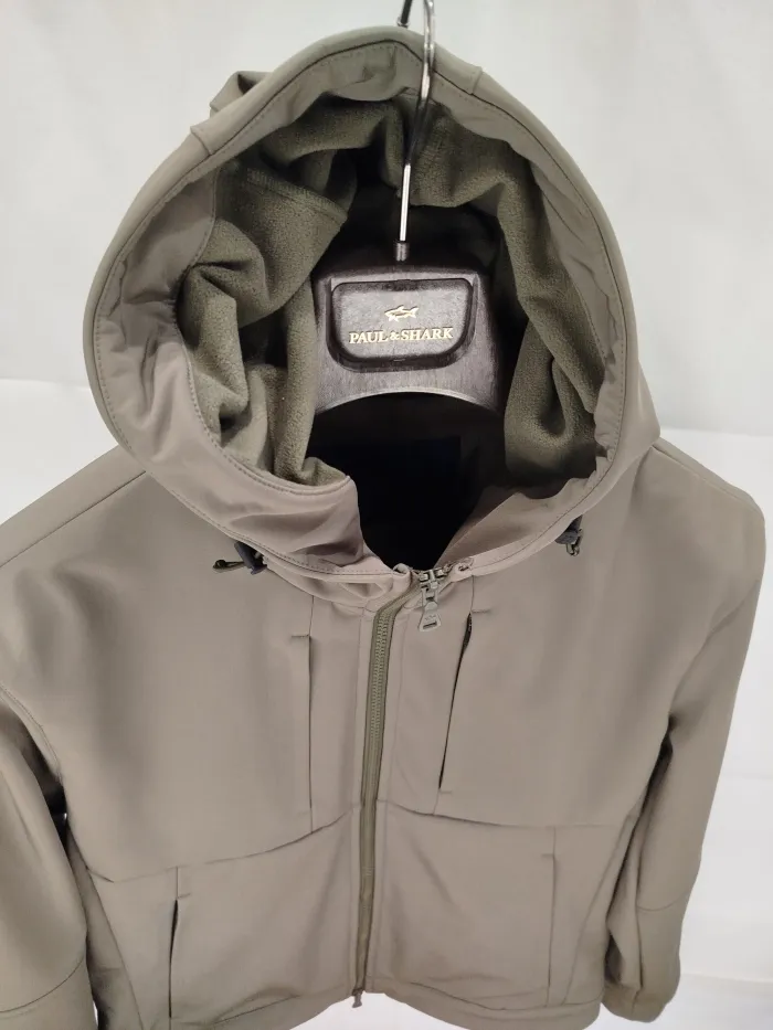 Giubbotto Paul & Shark soft shell verde salvia 