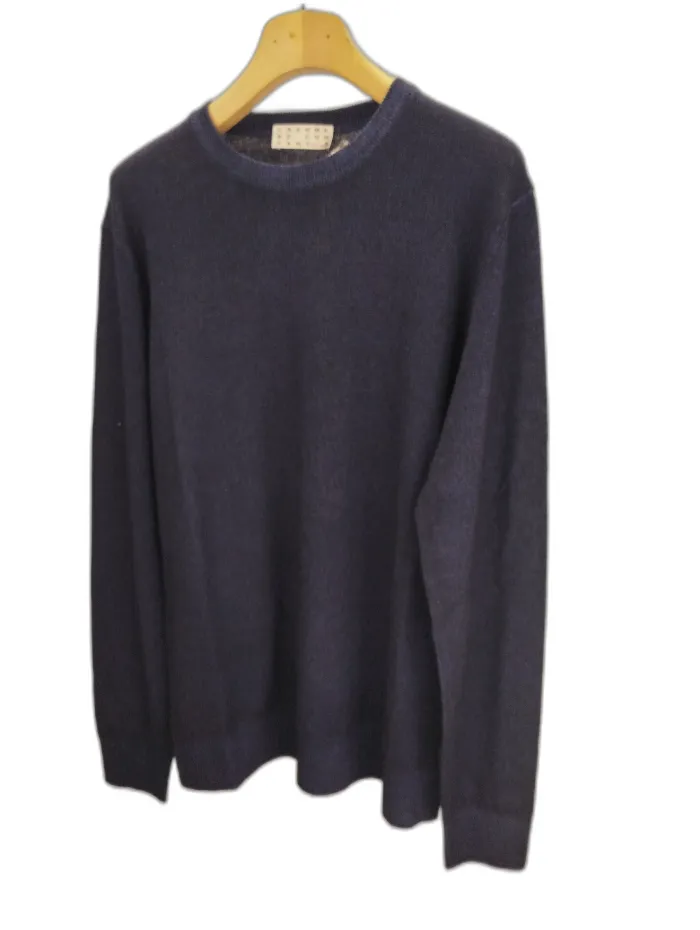 Maglione Cashmere Blu Scuro