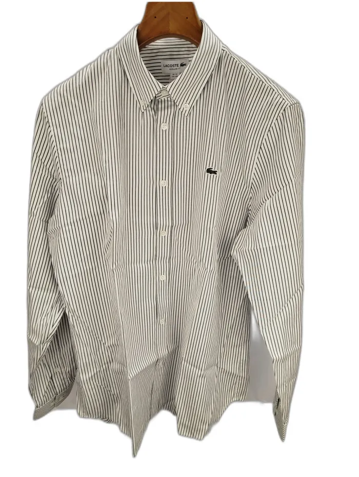 Camicia Lacoste Righe verdi