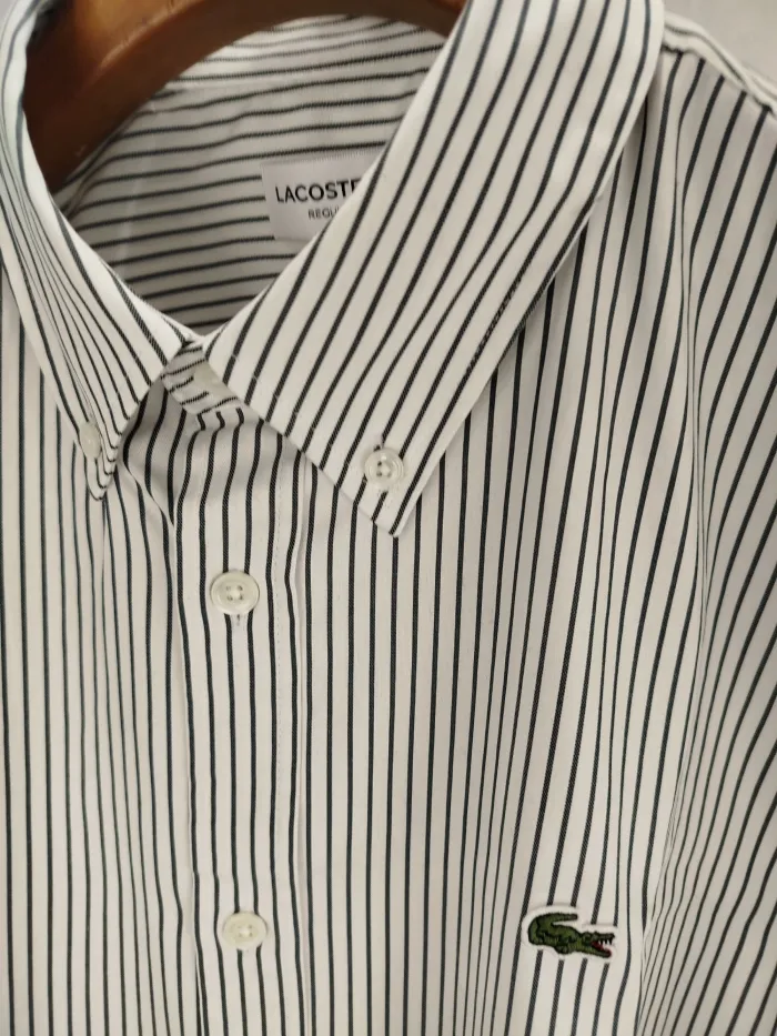 Camicia Lacoste Righe verdi