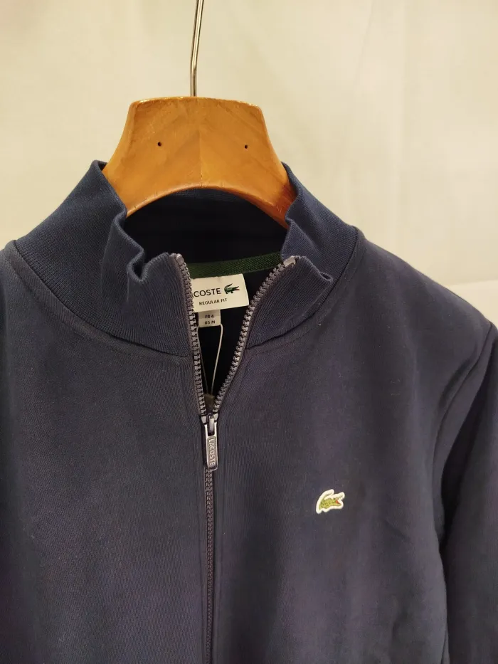 Felpa Full zip  Lacoste Blu