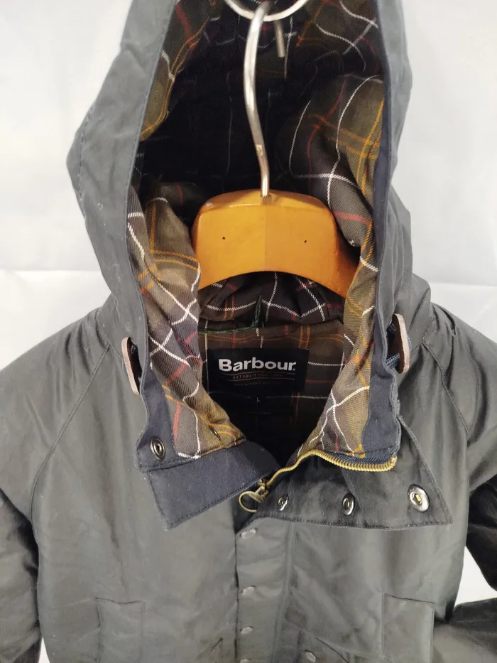 Giubbotto Barbour Bedale Wax Parka Blu 