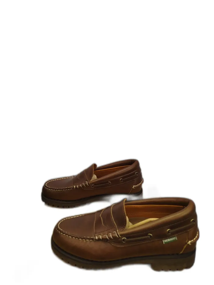 Sebago Mocassino in Pelle Marrone
