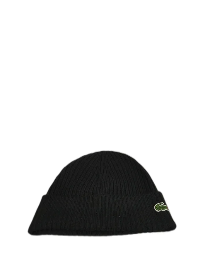 Cappello Maglia Lacoste Nera