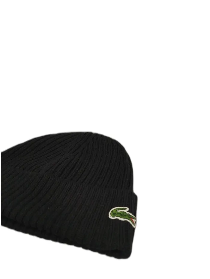 Cappello Maglia Lacoste Nera