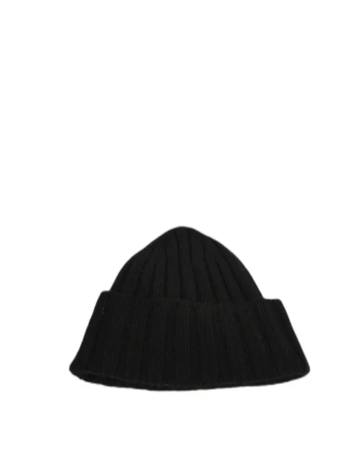 Berretto nero 100% cashmere Bl'ker
